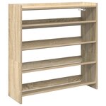vidaXL Étagère à chaussures chêne sonoma 80x25x81 cm bois ingénierie