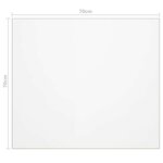 vidaXL Protecteur de table mat 70x70 cm 2 mm PVC