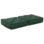 vidaXL Canapé modulaire vert 70x70x36 tissu