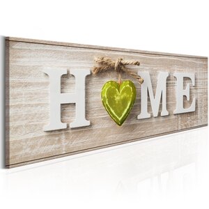 Tableau - home: green l x h en cm 120x40