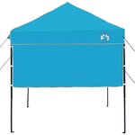 vidaXL Tente à auvent pop-up Bleu 200 x 200 cm tissu
