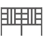 vidaXL Tête de lit Gris 166x4x100 cm Bois massif de pin