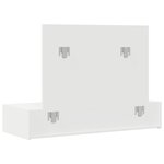 vidaXL Table de maquillage murale blanche 100x40x70 cm