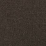 vidaXL Repose-pied Marron 60x60x36 cm Tissu et similicuir