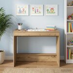 vidaXL Bureau de lit Chêne artisanal Bois d'ingénierie