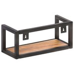 vidaXL Étagères murales 2 Pièces 40 cm Bois d'acacia massif