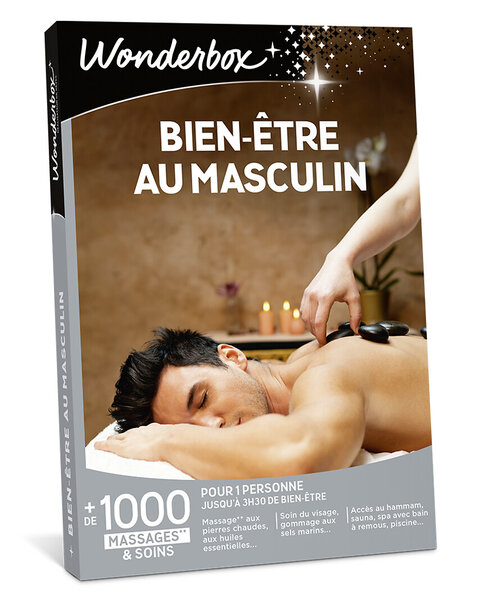 Coffret cadeau - WONDERBOX - Bien-Être au Masculin