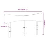 vidaXL Tête de lit blanc 160 cm bois massif de pin