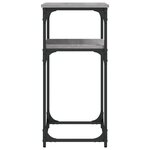 vidaXL Table console sonoma gris 75x35 5x75 cm bois d'ingénierie