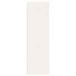 vidaXL Armoire murale Blanc 30x30x100 cm Bois de pin massif