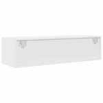 vidaXL Meuble TV Blanc 100 x 31 x 25.5 cm Bois d'ingénierie