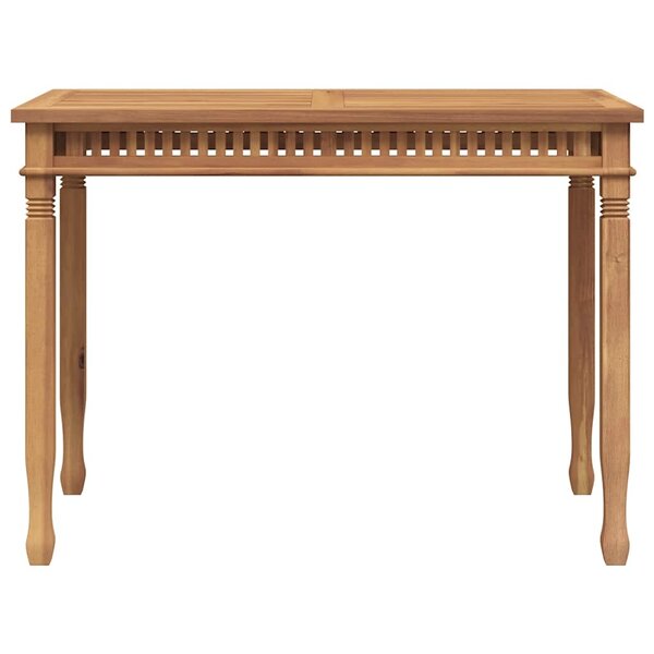 vidaXL Table à manger de jardin 110x65x80 cm bois de teck solide