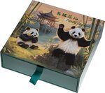 Pièce de monnaie en Argent 2 Dollars g 31.1 (1 oz) Millésime 2025 Panda Fan Coin MENG LAN