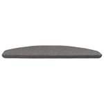 vidaXL Tapis d'escalier auto-adhésifs 15 Pièces Gris 80 x 28 x 3 5 cm