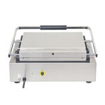 Grill panini professionnel simple lisse - 2 2 kw - 480 x 435 mm - buffalo -  - inox 480x435x215mm