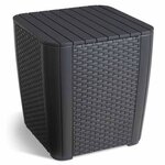 Keter Mobilier pour balcon Miami 5 Pièces Graphite 223815