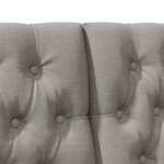 vidaXL Tête de lit capitonnée Taupe 135 cm Pin massif