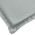 vidaXL Coussin de chaise longue gris clair mélangé (75+105) x 50 x 4 cm