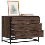 vidaXL Commode chêne marron 70x41x56 cm bois d'ingénierie
