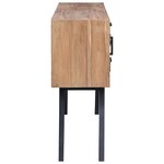 vidaXL Armoire latérale 110x30x75 cm Teck solide