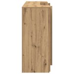 vidaXL Bureau réception chêne artisanal 200x50x103 5cm bois ingénierie