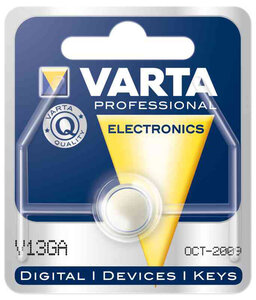 pile bouton alcaline 'Electronics' V13GA (LR44) 1 5 Volt VARTA