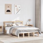 vidaXL Cadre de lit sans matelas 150x200 cm bois de pin massif