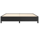 vidaXL Cadre de lit sans matelas noir 200x200 cm similicuir