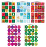 Lot de 10 cartes et enveloppes UNICEF - Couleurs de fêtes