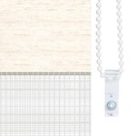 vidaXL Store zèbre beige marbré largeur du tissu 80 9 cm polyester