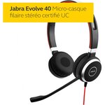 Jabra evolve 65 casque audio mono sans fil - ecouteurs certifiés microsoft teams avec batterie longue durée avec support de char