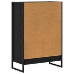 vidaXL Bibliothèque Chêne noir 80 x 30 x 155 cm Bois d'ingénierie