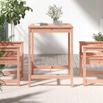 vidaXL Table de jardin 82 5x82 5x110 cm bois massif de douglas