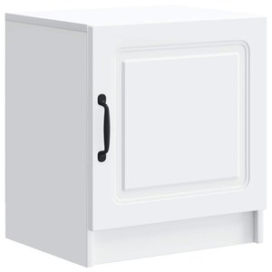 vidaXL Cabinet de chevet Blanc 43 x 34 5 x 47 cm Bois d'ingénierie