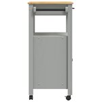 vidaXL Chariot de cuisine MONZA 60x40x88 5 cm bois massif de pin