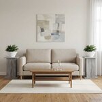 vidaXL Support de Plante 2 pc Sonoma gris 30 5 x 30 x 43 cm