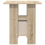 vidaXL Table de chevet 2 pc Chêne Sonoma 41 x 40 x 45 cm