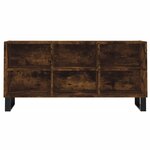 vidaXL Meuble TV chêne fumé 103 5x30x50 cm bois d'ingénierie