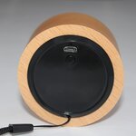 Ovegna Q6BT : Enceinte en Bois, Design Contemporain, HiFi Bluetooth sans Fil, Haut-Parleur Surround, Puissance 3W, Batterie 400mAh, pour Smartphone, Ordinateur, Voyages et balades