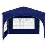 vidaXL Tente de fête pop-up 290 x 290 x 245 cm Bleu