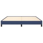 vidaXL Cadre de lit Bleu 160x200 cm Tissu