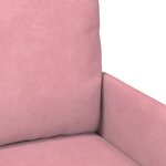 vidaXL Canapés avec coussin 55cm Rose Contreplaqué