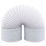 vidaXL Conduit d'échappement PVC 6 m 12 5 cm