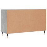 vidaXL Buffet gris béton 100x36x60 cm bois d'ingénierie