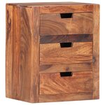 vidaXL Table de chevet 40x30x50 cm Bois massif