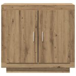 vidaXL Buffet chêne artisanal 80x40x75 cm bois d'ingénierie