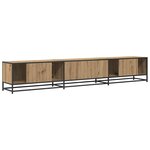 vidaXL Meuble TV chêne artisanal 240 x 35 x 41 cm Bois d'ingénierie