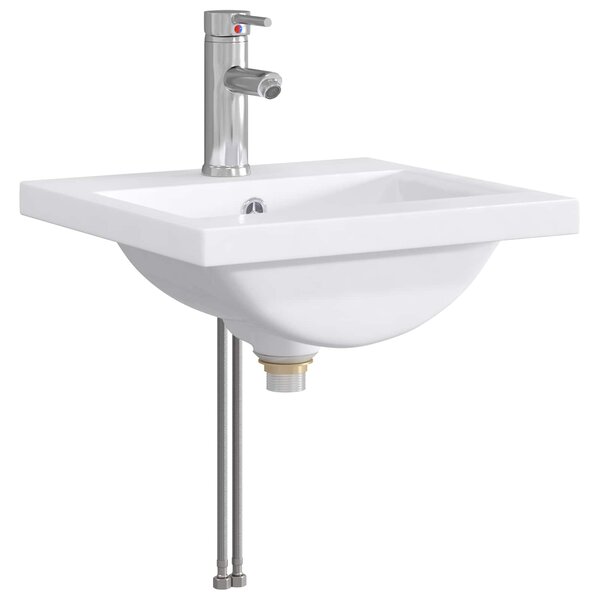 vidaXL Lavabo de salle de bains Chrome 42 x 40 x 16 5 cm métal