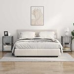 vidaXL Cabinet de chevet Gris Sonoma 38 x 31 x 61 cm Bois d'ingénierie