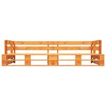 vidaXL Canapés de jardin palette 2 Pièces avec coussins gris pinède